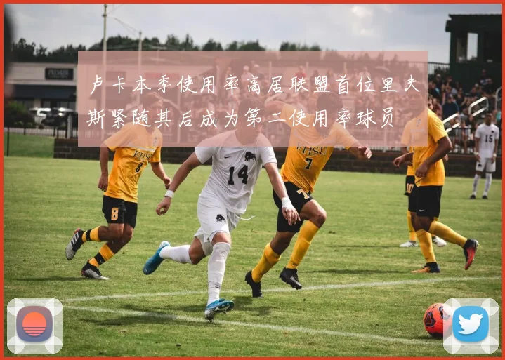 卢卡本季使用率高居联盟首位里夫斯紧随其后成为第二使用率球员
